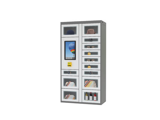 Machine industrielle complètement automatique de casiers de vente avec 15&quot; écran tactile d'affichage à cristaux liquides