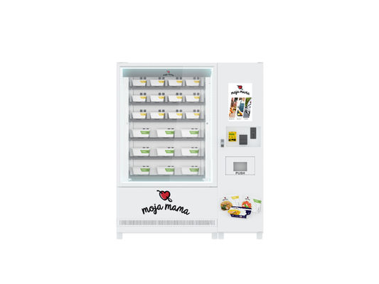 Distributeur automatique de nourriture d&amp;#39;écran tactile de boîte chanceuse de 32 pouces avec l&amp;#39;ordre d&amp;#39;ODM / OEM
