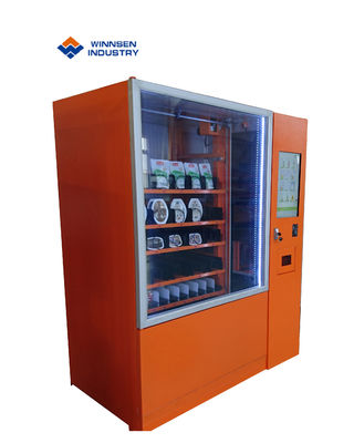 Distributeur automatique de marché de biscuits de biscuits mini avec le grand écran tactile de canaux réglables