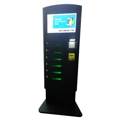 Les centres commerciaux Événement Station de recharge numérique verrouillable pour téléphone portable Kiosque Tour Lockers sécurisés Annonces Écran UV Light