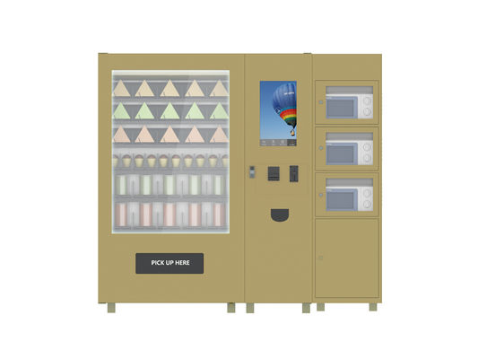 Distributeur automatique de casse-croûte de grande capacité et café/distributeur automatique combiné