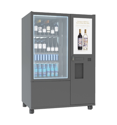 Distributeur automatique multiple de bouteille en verre de paiement de whiskey avec l'ascenseur de convoyeur