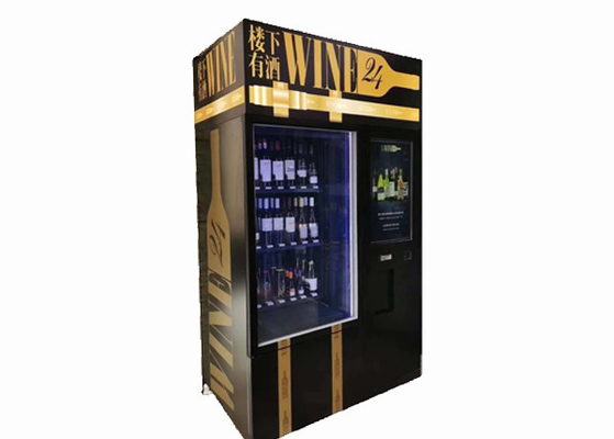 Affichage à cristaux liquides 24 heures de vin de distributeur automatique avec annoncer l'écran