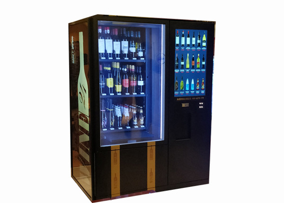 Affichage à cristaux liquides 24 heures de vin de distributeur automatique avec annoncer l'écran