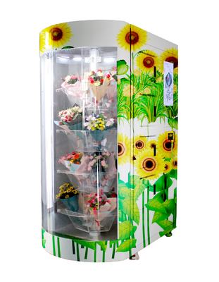 Grand 24 distributeurs automatiques de bouquet de ketmie d'entreposage en boîte