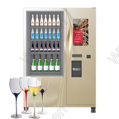 Convoyeur Mini Champagne Vending Machine Winnsen de carte de crédit