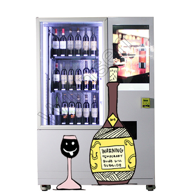 Distributeur automatique combiné de vin d'Android avec le paiement de carte