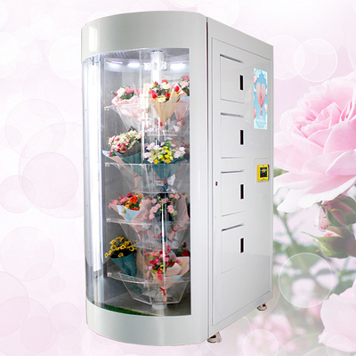 Distributeur automatique floral de 360 rotations avec le lecteur de carte de crédit