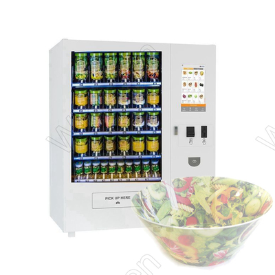 Distributeur automatique de pot de salade de carte de crédit d'écran tactile