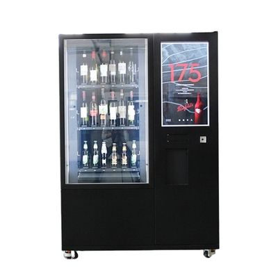 Distributeur automatique de whiskey de bouteille à bière de vin rouge avec le système d'ascenseur d'ascenseur