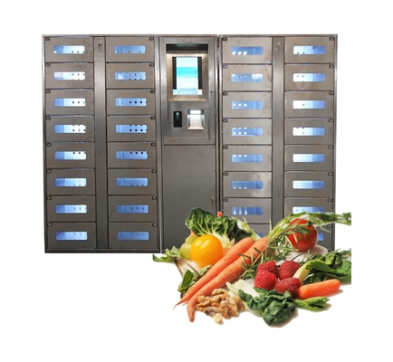 Machine se vendante végétale de casier de nourriture intelligente 24 heures de service d'individu