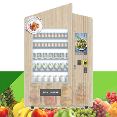 Nourriture saine de distributeur automatique de salade de fruit frais avec le système d'ascenseur d'ascenseur