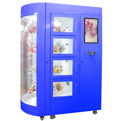 Winnsen a frigorifié le distributeur automatique humidifié de bouquet de fleur avec le système de refroidissement et l'étagère transparente