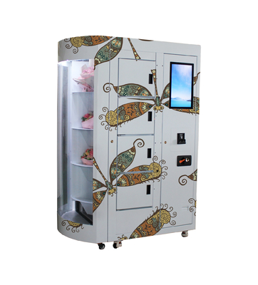 Distributeur automatique transparent de fleur fraîche d'étagères 18,5 pouces avec le contrôle de température d'humidité