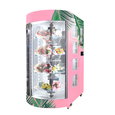 Distributeur automatique floral de fleur de magasin de magasin 24 heures de service d'individu pour les bouquets frais