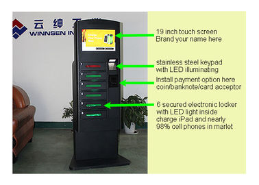 Station de charge adaptée aux besoins du client de téléphone portable avec le clavier numérique en métal et la LED