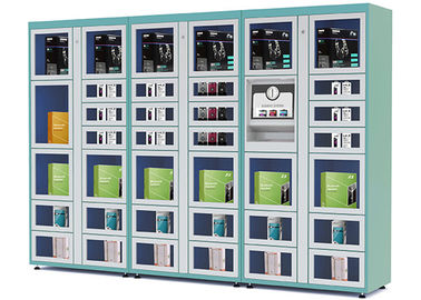 L'aéroport/station a automatisé des casiers de vente avec la fonction à télécommande
