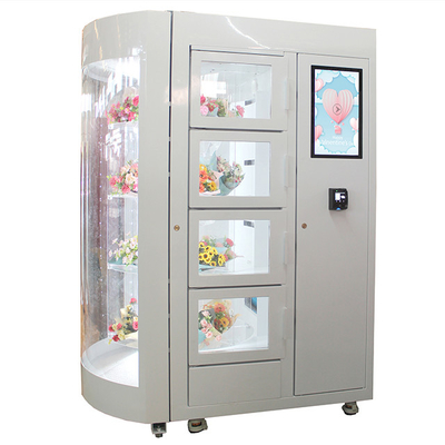 Distributeur automatique de luxe de bouquet de fleur avec la grande capacité élevée de l'écran tactile 220V