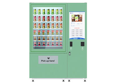 Distributeurs automatiques frais de salade de fruit automatique écran de 32 pouces avec la réfrigération