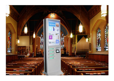 Kiosque multi de stations de charge de téléphone portable de réseau avec le grand écran de la publicité