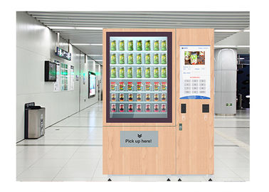 Distributeur automatique de légume fruit de salade d'accès au réseau avec l'écran tactile de 32 pouces