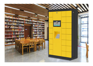 Consignes automatiques intelligentes de Cabinet de bibliothèque de train d'aéroport à extrémité élevé de station, casier sûr de Digital pour la location l'en public