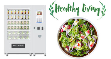 Distributeur automatique de salade de jus de Winnsen, casier sain de vente de nourriture avec le système d'ascenseur