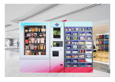 Double Cabinet adapté aux besoins du client robotique intelligent de mini de marché casier de distributeur automatique