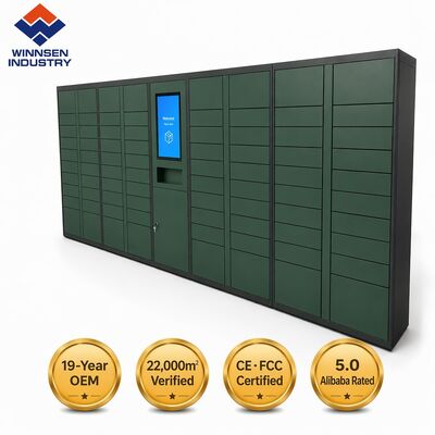 Qualité Winnsen Smart Parcel Locker avec une télécommande à distance de 15,6 pouces avec écran tactile Android et 600 portes usine