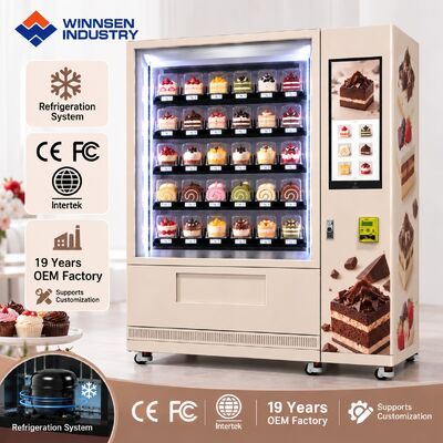 Qualité Machine de vente automatique commerciale de boulangerie Winnsen avec ascenseur intelligent de réfrigération pour la vente de pain et de pâtisseries usine