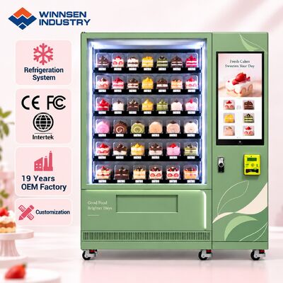 Qualité Winnsen Refrigerated Bakery Cake Vending Machine CE FCC Certified OEM ODM Custom Logo Design usine