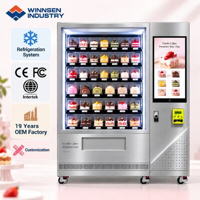 Qualité Winnsen Automatic Cake Bread Vending Machine Cloud Management Remote Stock Alerts usine