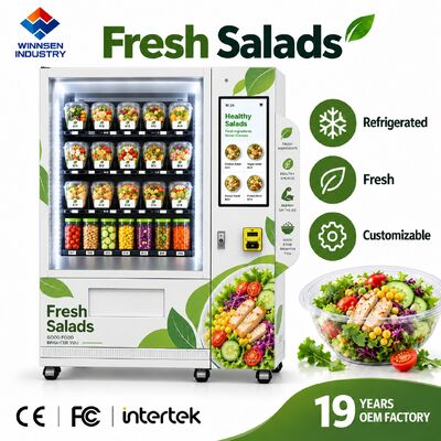 Qualité La machine à vendre de la salade Winnsen avec système Android est certifiée CE FCC Garantie d'un an usine
