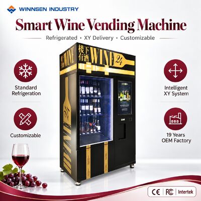 Qualité Machine de vente de vin Winnsen avec panier intelligent XY, livraison douce de bouteilles sans chute usine