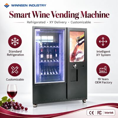 Qualité Winnsen Smart Wine Vending Machine with 32 Inch Touch Screen Digital Advertising Display usine