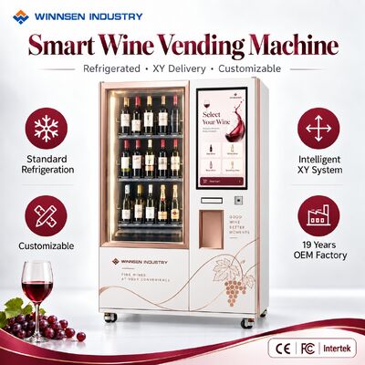 Qualité Winnsen Outdoor Weather Resistant Wine Vending Machine stockage à froid fonctionnement du écran tactile usine