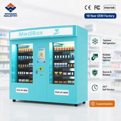 Qualité Winnsen Dual Pharmacy Vending Machine Large Capacity Medicine Kiosk for Hospital Pharmacy usine