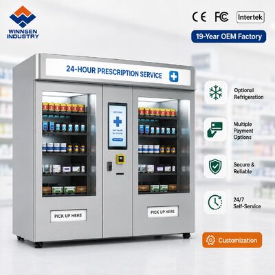 Qualité Winnsen Ambulatoire pharmacie distributeur automatique auto-pick-up ordonnance sans contact pour l' hôpital usine