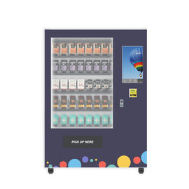 Le distributeur automatique de nourriture de paiement de carte de pièce de monnaie pour le sandwich boit avec l&amp;#39;affichage de la publicité