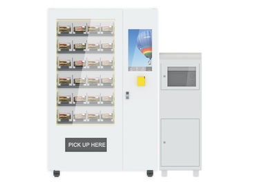 Distributeur automatique intelligent de salade de yaourt de gâteau avec le système en bois d'Outlook/ascenseur