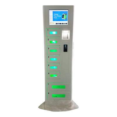 Station de charge de téléphone portable d'Access de carte de note de pièce de monnaie avec l'écran tactile pour le centre commercial