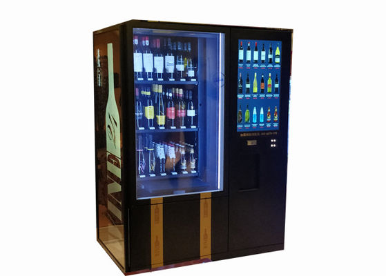 Distributeur automatique de vin rouge d'écran tactile de 22 pouces, vente automatique de distributeur automatique de réfrigérateur