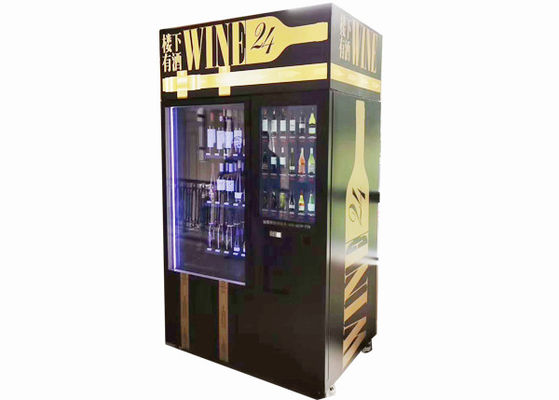 Distributeur automatique fait sur commande de Champagne de vin de l'électronique d'ascenseur avec 22/32 écran tactile