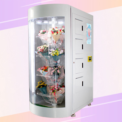 360 cadeaux automatiques de rotation fleurissent le distributeur automatique avec le système d'humidification
