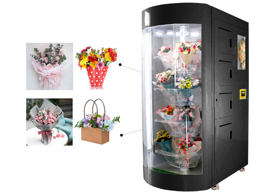 Distributeur automatique automatisé de bouquet de fleur fraîche avec l'humidificateur