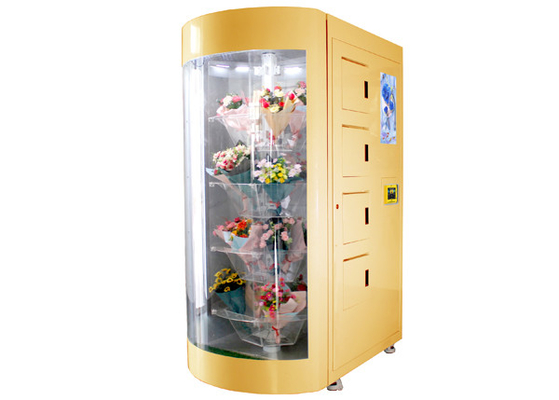 Holland Denmark Customized 24 heures de Frais-coupe de fleur de distributeur automatique avec l'humidificateur de réfrigération pour le marché de l'Europe