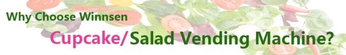 Distributeur automatique complètement automatique de salade de combinaison 22 pouces 2